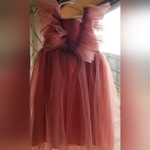 Little girl ruffle dress